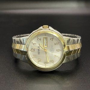 Vintage Benrus Men's Watch PC33 098 PIM145M WATER RESIST 100 FT Quartz